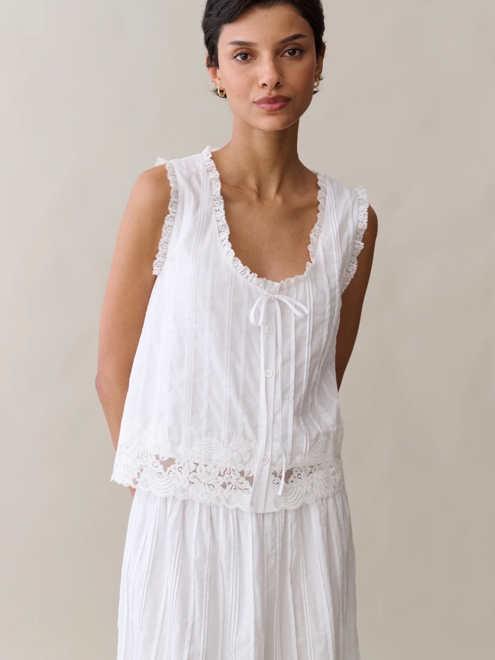 NWOT Sorella “Vanya” 100% Cotton Top - XS